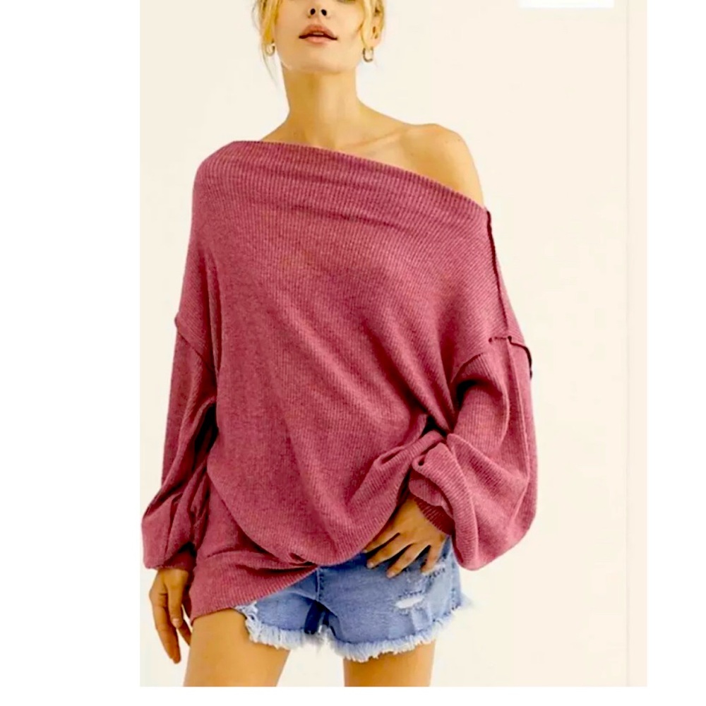 Free People We The Free Main Squeeze Hacci Top